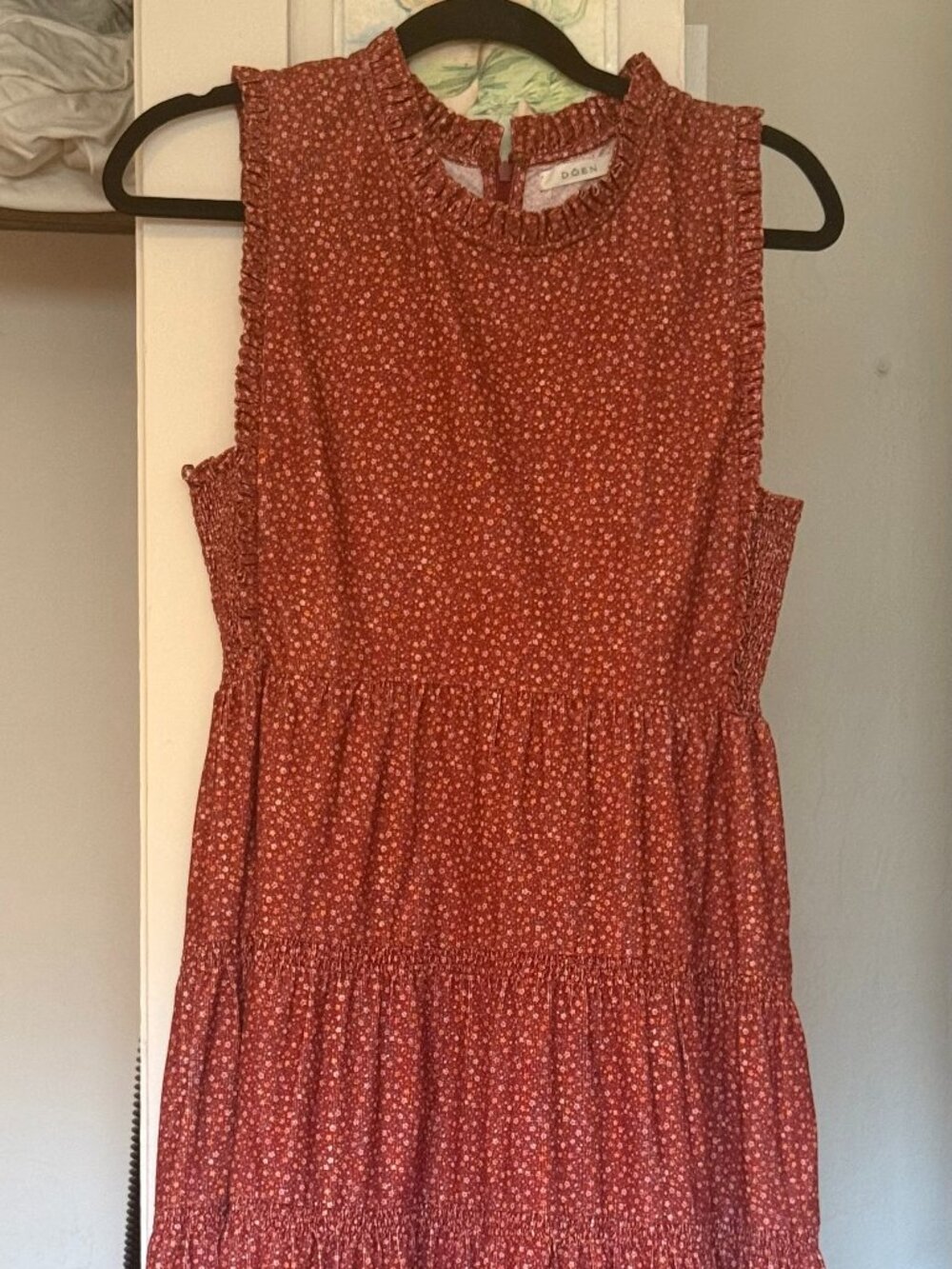 Doen Corduroy Smock Dress, Medium